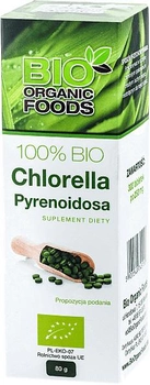 Suplement diety Bio organic food 100% Chlorella Pyrenoidosa 300 g (5901549747225)