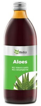 Sok naturalny Ekamedica Aloes 99.8% 500 ml (5902596671037)