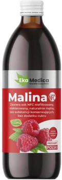 Sok naturalny Ekamedica Malina NFC 100% 500 ml (5902709522102)