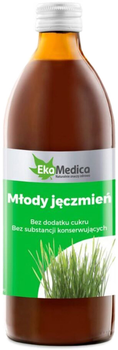Sok naturalny Ekamedica Młody Jęczmień 500 ml (5904213000152)