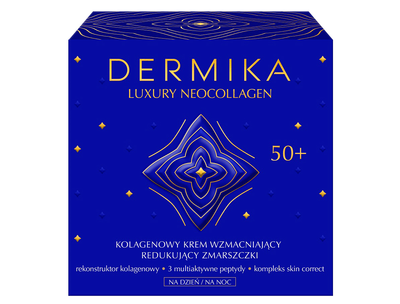 Крем для обличчя Dermika Luxury Neocollagen 50+ для зменшення зморшок 50 мл (5902046767877)