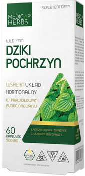 Харчова добавка Medica Herbs Dziki Pochrzyn 60 капсул (5907622656439)