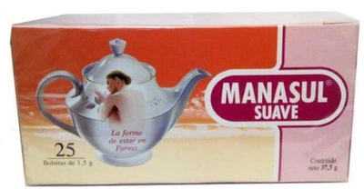 Чай в пакетиках Manasul Mild Tea Infusion 25 stz 37.5 g (8413503166876)