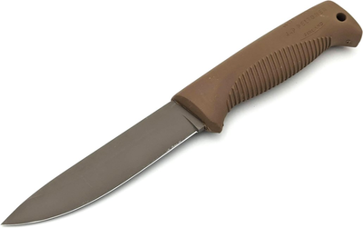Нож Peltonen M07, покрытие cerakote FDE, coyote, coyote композитный чехол (FJP126)