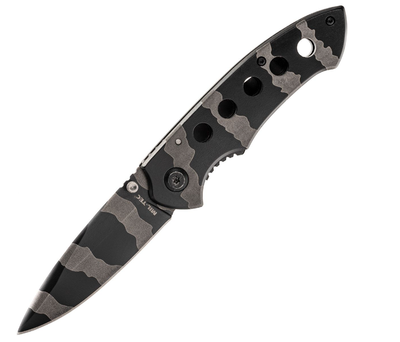 Рятувальний Складаний Ніж для Виживання Mil-Tec One-Hand Camo 15304000