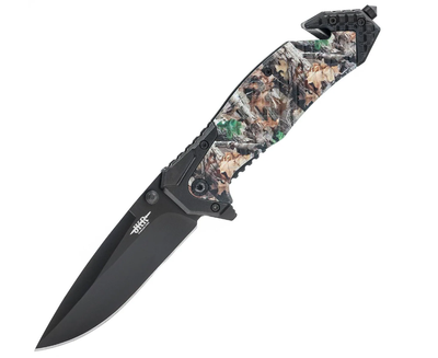 Складной Нож для Выживания Joker Camouflage Fist Black JKR765