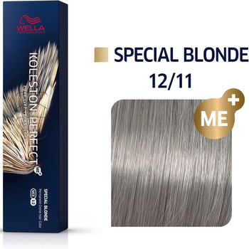 Фарба для волосся Wella Professionals Koleston Perfect ME+Special Blond 12/11 (special blonde asch-intens) 60мл