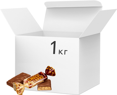Цукерки глазуровані Roshen Шоколапки 1 кг (4823077604676_4823077624049)