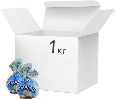 Конфеты Аметист Плюс Кокосовое чудо 1 кг (4820148610185_4820148610345)