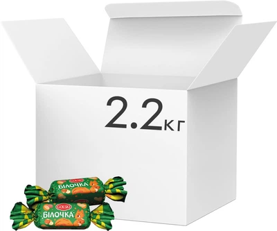 Конфеты глазированные Golski Белочка 2.2 кг (4820092134768)