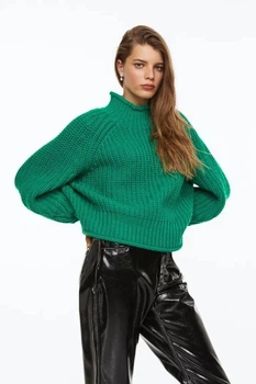 Светр H&M 0990911019 XS Зелений