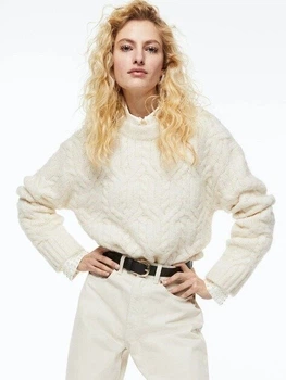 Светр H&M 1130043001 S Екрю