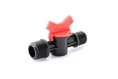 Шаровий кран 1/2" ЗР х 3/4" ЗР кран для крапельного поливу Presto-PS
