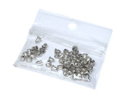 Фиксатор FROM FACTORY FIV для швенз серебро 50шт