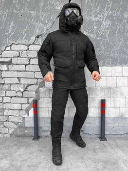 Зимовий тактичний костюм black розмір 2XL