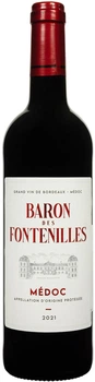 Вино Maison Ginestet Baron Des Fontenilles Medoc AOP сухе червоне 0.75 л 12.5% (3251092023959)