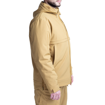 Куртка тактическая износостойкая облегченная для силовых структур Brotherhood SoftShell койот 54/170-176 (OR.M_3500)