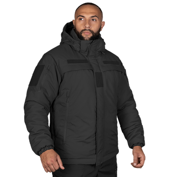 Куртка тактическая демисезонная мужская для силовых структур Patrol System 3.0 Черная (7273), XXL
