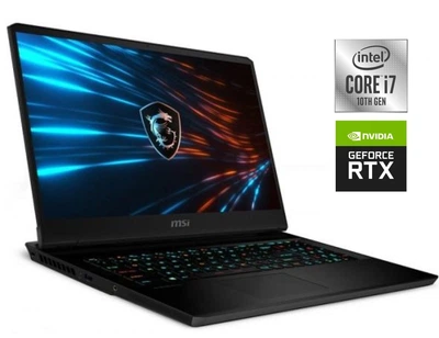 Ігровий ноутбук MSI GP66 Leopard 10UG / 15.6" (1920x1080) IPS / Intel Core i7-10750H (6 (12) ядер по 2.6 - 5.0 GHz) / 16 GB DDR4 / 512 GB SSD / nVidia GeForce RTX 3070, 8 GB GDDR6, 256-bit / WebCam б/в