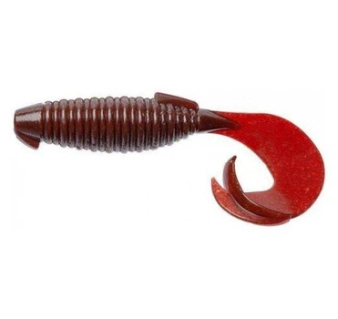 Силиконовая приманка Keitech Flapper Grub 4" (7 шт/уп) 006 cola,1551.09.45