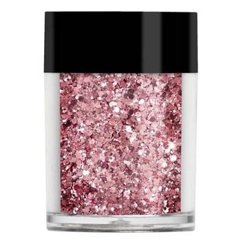 Рожевий мульти-глітер Lecente New York Pink Multi Glitz Glitter (6 г)