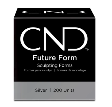 Металлические формы для наращивания ногтей CND FUTURE FORMS (200 шт/уп)