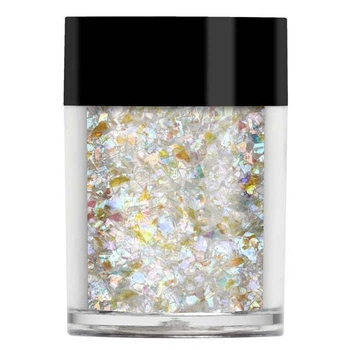 Прозрачный голограммный крупный глиттер Lecente Crushed Ice Random Glitter Shapes (3,5 г)