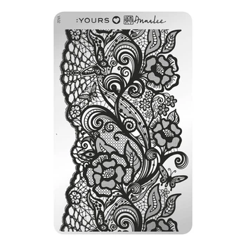 Пластина для стемпінгу YA02 – Butterfly Lace