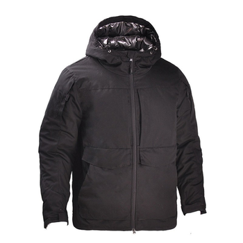 Тактична зимова водонепроникна куртка чорна М