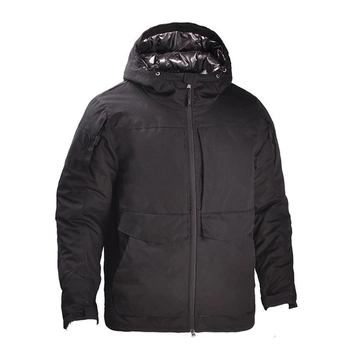 Тактична зимова водонепроникна куртка чорна 4XL
