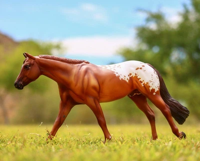 Chocolatey traditional аппалуза жеребець Breyer 1842