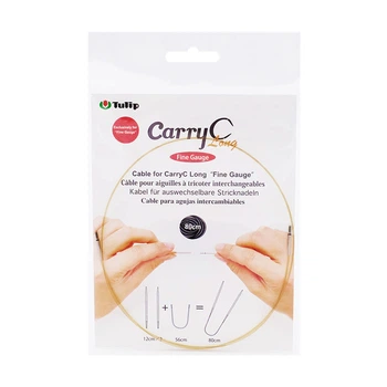 Ліска для змінних спиць CarryC Long "Fine Gauge" 80 см, Tulip CTMM-61