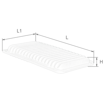 Фильтр воздушный ALPHA FILTER LEXUS TOYOTA 17801-0H010, 17801-0H020, 17801-20040 (AF1011)