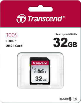 Karta pamięci Transcend 300S SDHC 32GB Class 10 UHS-I U1 (TS32GSDC300S)