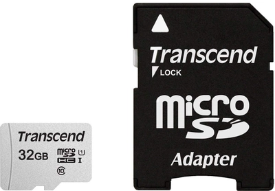Karta pamięci Transcend 300S microSDHC 32GB UHS-I U1 + adapter SD (TS32GUSD300S-A)