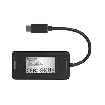 Hub USB Transcend 4-Port USB 3.1 Type-C Czarny (TS-HUB2C)