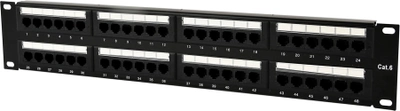 Патч панель Cablexpert Cat 6 48 портів (NPP-C648CM-001)