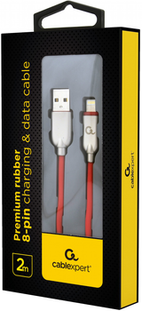 Kabel Cablexpert USB - Apple Lightning 2 m Czerwony (CC-USB2R-AMLM-2M-R)