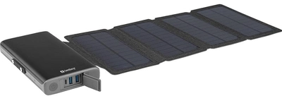 Powerbank solarny Sandberg 25000 mAh Black (5705730420566)
