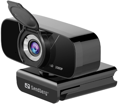 Kamera internetowa Sandberg Streamer Chat Webcam 1080P HD Black (5705730134159)