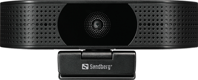 Kamera internetowa Sandberg Webcam Pro Elite 4K UHD (IMX258) Autofocus USB-A/USB-C Black (5705730134289)