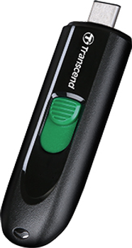 Pamięć USB Transcend JetFlash 790C 256Gb USB Type-C Black/Green (TS256GJF790C)
