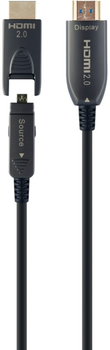 Kabel optyczny Cablexpert (AOC) HDMI V.2.0, 4K (CCBP-HDMID-AOC-20M)
