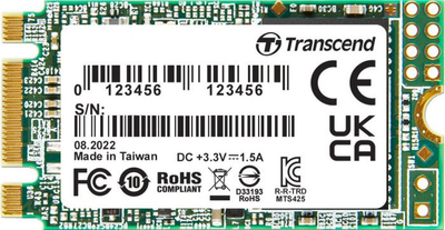 Dysk SSD Transcend 425S 2TB M.2 2242 SATAIII 3D NAND TLC (TS2TMTS425S)