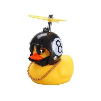 Гумова качечка для машини/мотоцикла. Мотоаксессуар Eight Ball Duck