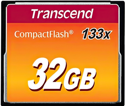 Karta pamięci Transcend CompactFlash 32GB 133x (TS32GCF133)