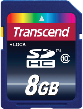 Карта пам'яті Transcend SDHC 8GB Class 10 (TS8GSDHC10)