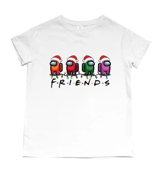 Футболка Спіногриз Among us у friends СПІ-Ф209 білий 146 см