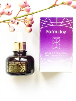 Ампульная сыворотка с фито-стволовыми клетками винограда Farmstay Grape Stem Cell Whitening Ampule 30 ml