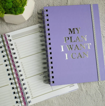 Планер MriyTaDiy My plan недатований українською мовою фіолетовий (MTD-0516)
